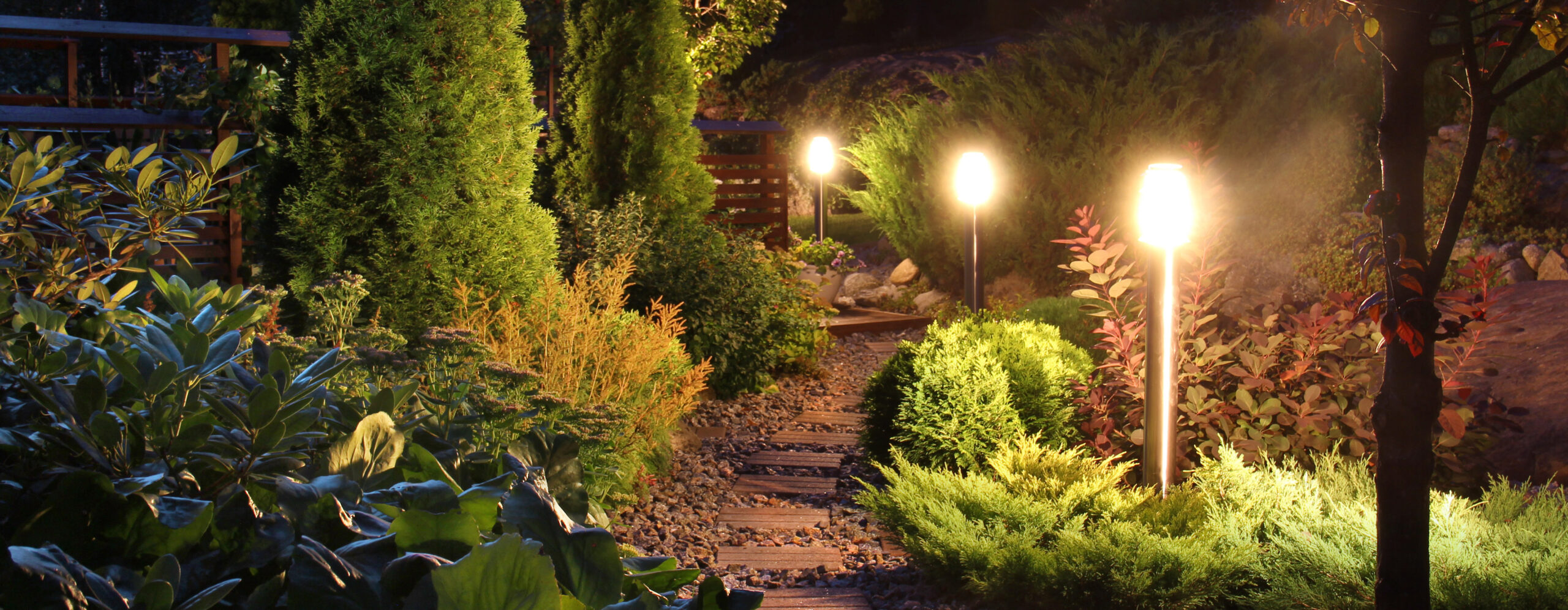 outdoor landscape pathway lighting