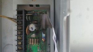 electronic board burnt