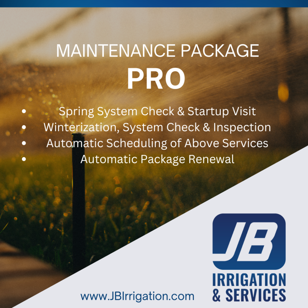 pro lawn sprinkler maintenance package