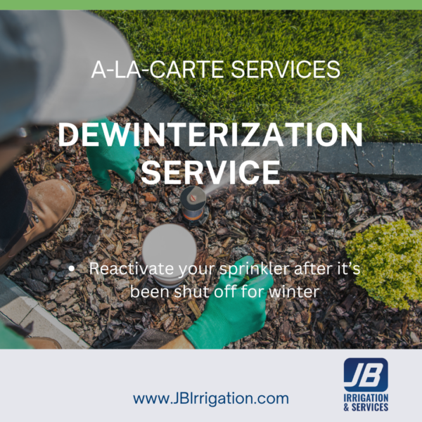 Dewinterization for irrigation